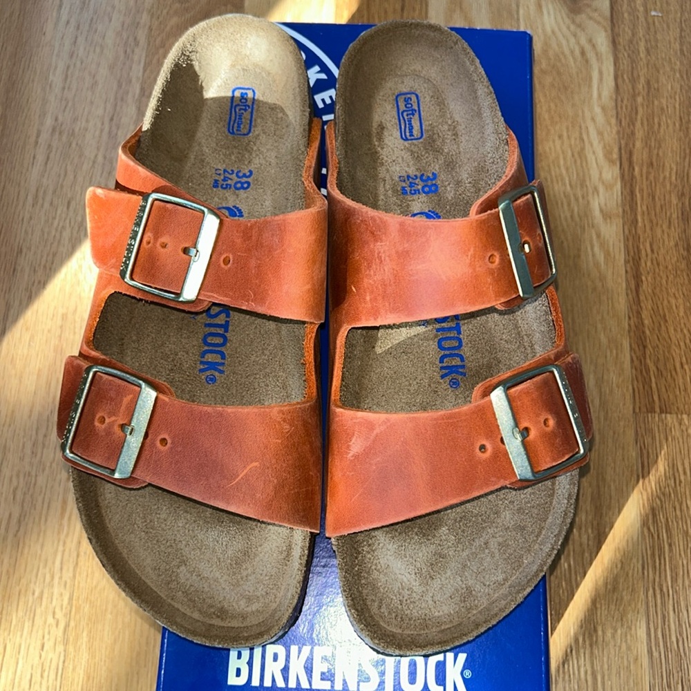 Birkenstock Arizona Burnt Orange 38